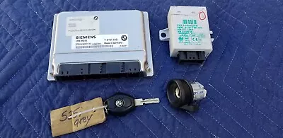 BMW E46 330CI E39 530I M54 3.0 ECU DME Engine Computer EWS Keys Ignition Set OEM • $199