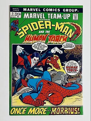 MARVEL TEAM-UP #3 (1972) 3rd App. Of MORBIUS The Living Vampire VF+ 8.0-8.5 • $98