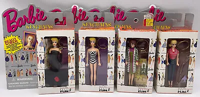 $24.99 • Buy 1995 Barbie Keychains Lot Of 4 Mattel 700-0, 701-0, 704-0, 705-0 ~ NRFB, SDB