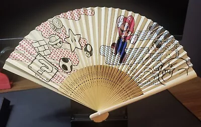 Super Mario Brothers Folding Hand Fan - Club Nintendo 2010 - USA Seller • $27.99