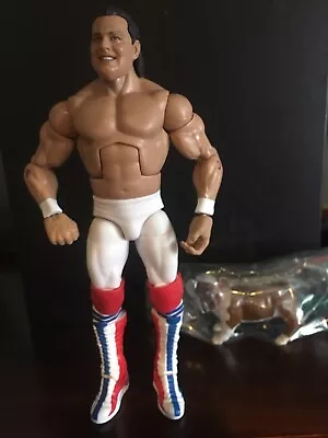 WWE Elite 82 Davey Boy Smith W/ Matilda Wrestling Figure • $60