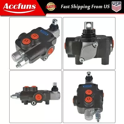 21 GPM Motors Spool Double Acting 1 Spool Hydraulic Directional Control Valve • $63.22