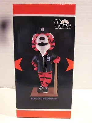 2023 Detroit Tigers Michigan State University PAWS Mascot Bobblehead SGA/NIB • $16.50