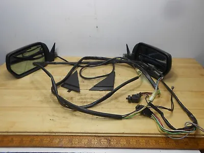 Turbo Volvo 240 Early Power Mirror Set 244 245 242 Wiring Harness Switches Trim. • $199.99