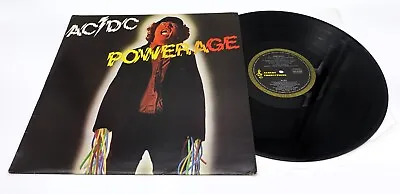 AC/DC Powerage Vinyl LP Record Alberts MAXICUT BY EMI AUSTRALIA Black Label NM • $294.40