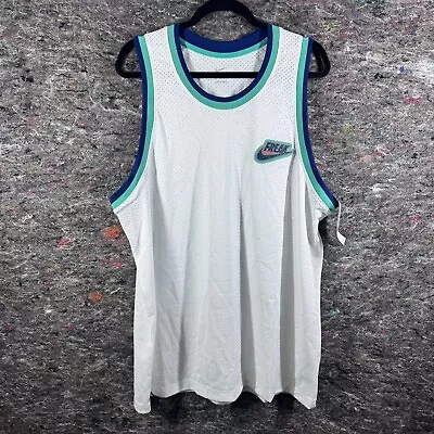 Nike Jersey Mens XL Freak Giannis MEsh Tank Top Athletic White DA5682-121 New • $44.99