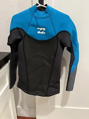$45 • Buy Billabong Absolute Comp 2mm Wetsuit Jacket Size 8 Boys