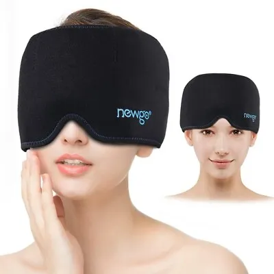 Migrane Relief Head Ice Wrap Reusable Hot Cold Therapy Headache Hat Ice Cap • £14