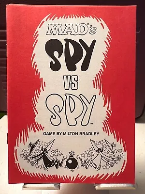 Vintage Mad Magazine's Spy Vs. Spy : RULES ONLY - CLEAN - CRISP - 1986 Version • $6