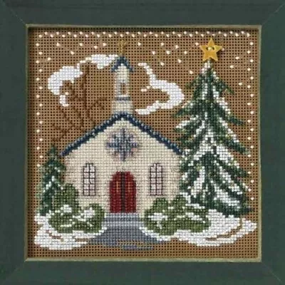 MILL HILL Buttons Beads Kit Counted Cross Stitch COUNTRY CHURCH MH14-6302 • $11.75