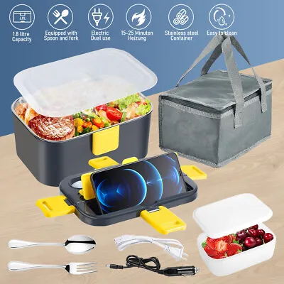80W Electric Heating Lunch Box Portable For Car Office Food Warmer Container US • $28.99