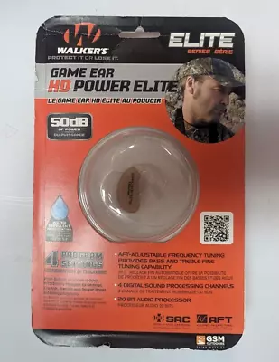 Walker's ELITE Series Game Ear HD Power Elite Hearing Protection WGE-XGE2B NEW • $139.95