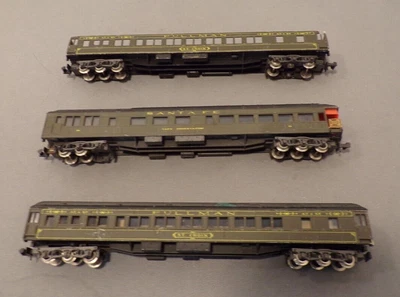 $14.99 • Buy Lot Of 3 PASSENGER CAR-ATLAS- SANTA FE- PULLMAN-ST CROIX
