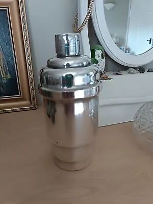 £50 • Buy Vintage Art Deco Silver Plated Cocktail Shaker No.14