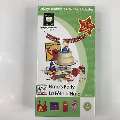 Cricut Sesame Street ELMO'S PARTY Activity Cartridge 29-1074 COMPLETE • $12.95