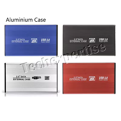 $11.95 • Buy USB 3.0 2.5  Inch To SATA External Hard Drive HDD SSD Enclosure Case Aluminium