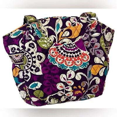 Vera Bradley Glenna Shoulder Bag In Plum Crazy • $44