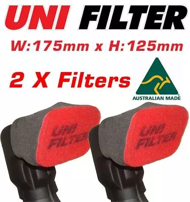 Unifilter 2 X Safari Snorkel Ram Head (175W X 120H) Cover Pre Cleaner Filter • $46.99