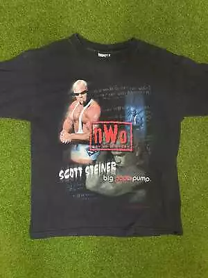 1997 NWO - Scott Steiner - Big Papa Pump - Vintage WCW T-Shirt (Youth Large) • $51