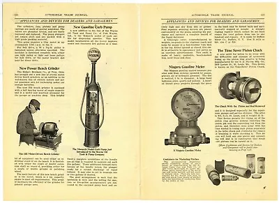 1919 Wayne Oil Tank & Pump Co. Story & Pic: Intro Of Monarch Visible Gas Pump • $17.76