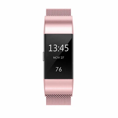 $12.45 • Buy Compatible Fitbit Charge 2 Strap Replacement Milanese Band Metal Milanese Belt