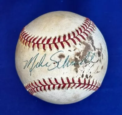 Mike Schmidt Signed Autographed Official NL Charles Feeney Baseball Phillies !* • $24.99