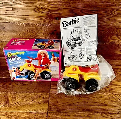 Barbie Baywatch Remote Control Rescue Cruiser Quad Brand New In Box Rare • $172.76