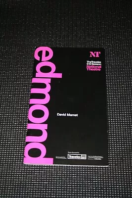 Edmond - 2003 National Theatre Programme - Kenneth Branagh Nicola Walker • £2.80