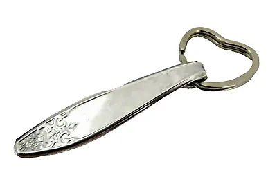 Vintage Silver Plated Spoon Handle Key Ring ~ Never Used • $9