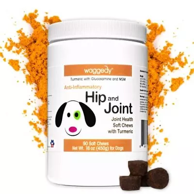 Advanced Hip And Joint Turmeric Dog Supplements For Joints And HIPS W/Glucosam • $40.38