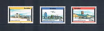 2/3 Off $6.25 Scott Value - 2002 ARUBA Airports Airplanes MNH NH UMM • $2.08