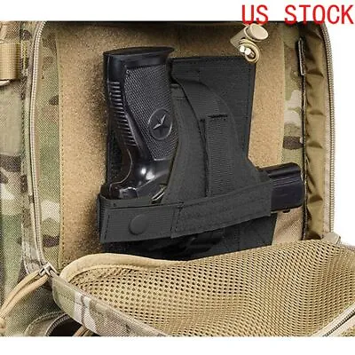 Tactical Concealed Hook&Loop Handgun Holster For Backpack Vehicle-Choose Model • $15.03