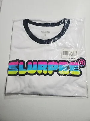 New 2023 Edition 7-ELEVEN Slurpee T-Shirt Size XXL 7-11 Shirt Ringer Tee • $19.97