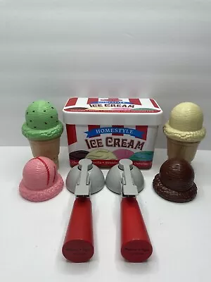 Melissa & Doug Scoop And Stack Ice Cream Cone Magnetic Pretend Play Set • $14.99