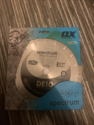 £8 • Buy Ox Spectrum DE10 Standard General Purpose Diamond Blade 230mm  - 300mm