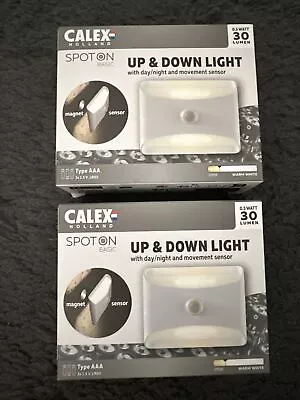 2 X Calex Up & Down Day/Night Movement Sensor Lights • £16.99