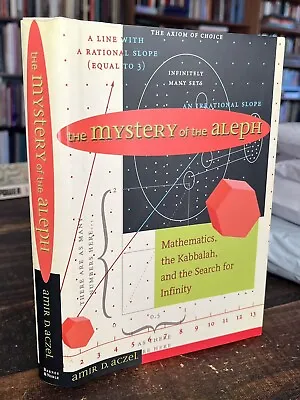 NEW The Mystery Of The Aleph Amir D. Aczel Kabbalah & Mathematics Esoteric Book • $8.99