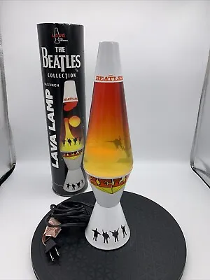 Rare Beatles Collectible 2015 Lava Lite The Beatles HELP! Lava Lamp -USA Voltage • $149.99