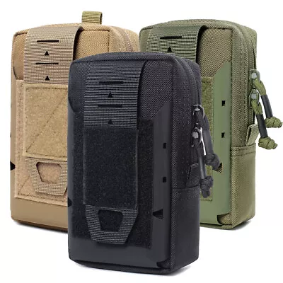 Tactical Molle Pouch Military Waist Bag Outdoor Men EDC Tool Bag Vest Pack Purse • $11.88