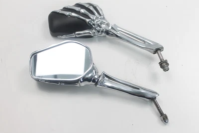 $74.96 • Buy Harley Sportster 883 XL883 2003 Kuryakyn Zombie Skeleton Hand Mirrors