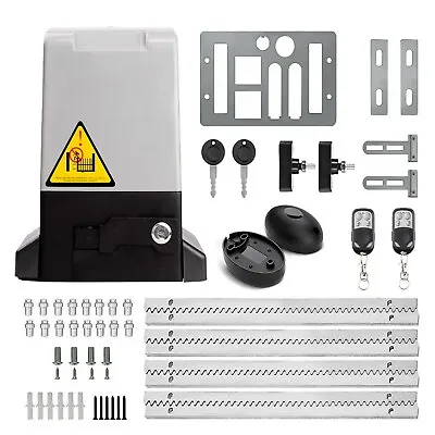 Sliding Gate Opener 1800-5300lb Rack Driven With 2 Remotes Infrared Sensor Kits • $289.99