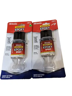 Epoxy - Premium Super Glue 2 Pack Clear Adhesive - For Fast & Strong Bonding • $2.47