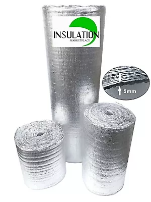 SmartSHIELD -5mm Reflective Insulation Roll Foam Core Radiant Barrier Aluminum • $39.99