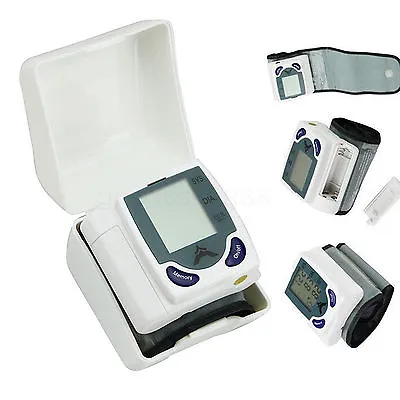 Wrist Bp Blood Pressure Monitor Digital LCD Sphygmomanometer Cuff Tensiometro • $18.79