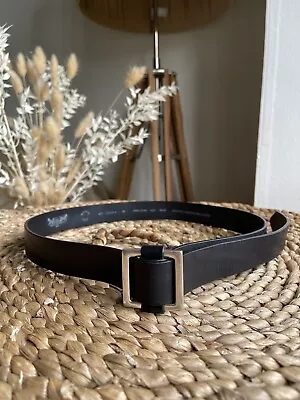 Levis Black Full Grain Bovine Leather Belt Size 90/36 Unisex • £20