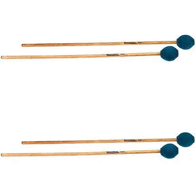 Innovative Percussion IP240 Medium Marimba Mallets - Teal Yarn Birch - 2 Pair • $75.90
