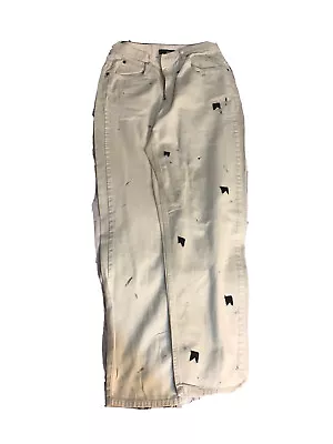 Absodeitly Custom 10R Lizwear Liz Authentic Off White Jeans • $0.99