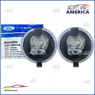 (2) NEW FORD Rear View Mirror Bottom Puddle Lamps Bulb & Lens 5F1Z13B375A • $44.60