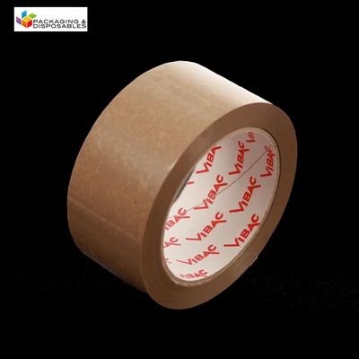 £162.89 • Buy 72 X 48mm X 66M BROWN BUFF VIBAC VINYL PACKING PARCEL TAPE 