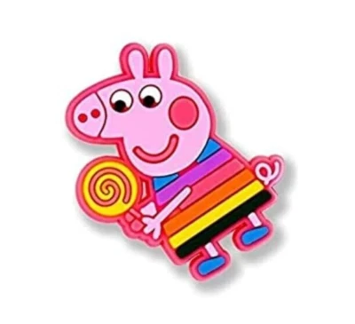 Jibbitz Croc Shoe Wellies Charms Peppa Pig Kids TV FREE DELIVERY • £3.25